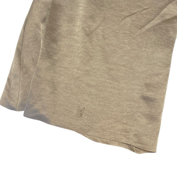 Vince Tan Oat Wide Leg Satin Professional Workwear Pant Women's Plus 22 - Picture 14 of 16